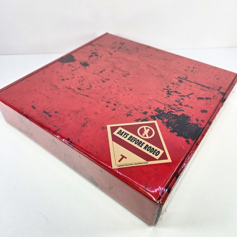 RARE Travis Scott Days Before Rodeo Box Set II - Vinyl & T-Shirt XL - New Sealed